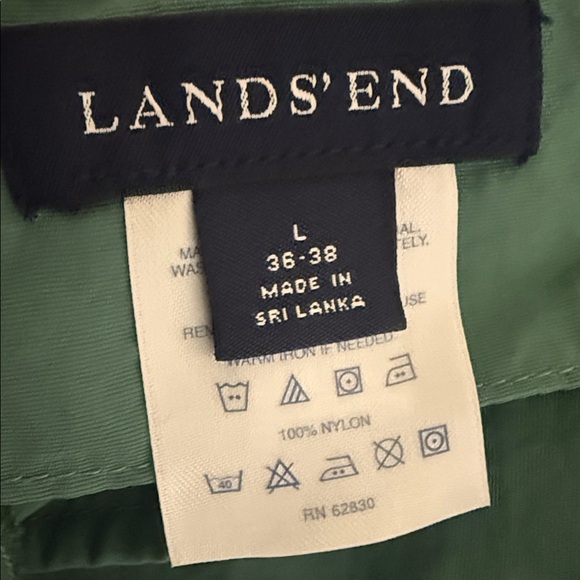 Lands' End women green Hiking performance pants hiking outdoor camp L adventure - Picture 3 of 9